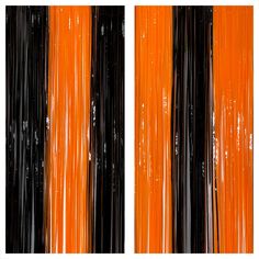 two black and orange vertical lines are shown