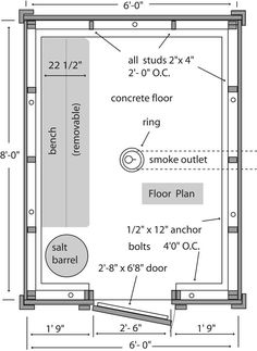 the floor plan for a small bathroom with measurements and measurements to be used on it