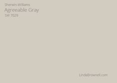 an image of a business card with the words sherwi - williams agreeable gray