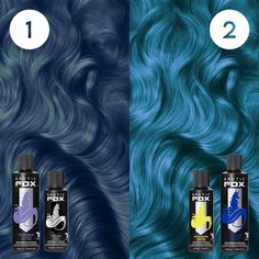 Artic Fox Blue Hair Dye, Artic Fox Hair Color Mixes Blue, Artic Fox Aquamarine Hair Color