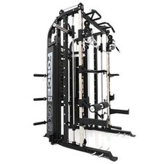 the body - solid power cage is shown in front of a white background with black accents