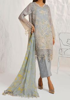 Net Dress, Lehenga Style, Lawn Dress, Elegant Attire, Pakistani Designers, Luxury Collection, Pakistani Outfits, Party Wear Dresses, Embroidery Dress