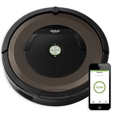 the robot vacuum is connected to an iphone