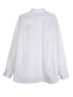 Sku CY-!65391 Material >70%Cotton Style Loose , Puff Sleeves Feature Solid Color Neckline Lapel Occasion Office , Urban Seasons Spring , Autumn Type Blouses&shirts Tops Color BLACK,WHITE Size FREE SIZE Model's weight:49kg Model's height:167cm（65.75 inches) Please consult the size chart we provide for this item's measurements to help you decide which size to buy.Please note: There may be 1-3cm differ due to manual measurement.CMINCH Bust Shoulder Sleeve Length FREE SIZE 120 57 55 70-77 Oversized Puff Sleeve Top For Work, Oversized Long Sleeve Tops For Workwear, Oversized Solid Color Top For Office, Oversized Solid Color Office Top, Oversized Tops For Office In Fall, Oversized Button-up Top For Office, Cheongsam Top, Boho Style Dresses, Yoga Activewear