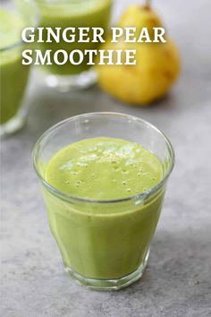 Ginger Pear Smoothie