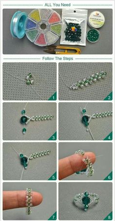 instructions to make beaded bracelets for beginners