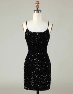 Homecoming Dress Sparkly Sequin Spaghetti straps Corset Black Suspender Dress With Spaghetti Straps For Prom, Black Mini Dress With Spaghetti Straps For Homecoming, Backless Suspender Dress With Adjustable Straps For Prom, Fitted Mini Dress With Adjustable Straps For Homecoming, Party Suspender Dress With Adjustable Spaghetti Straps, Cami Party Dress With Straps, Prom Suspender Dress With Adjustable Spaghetti Straps, Party Suspender Dress With Strappy Back, Spaghetti Strap Mini Dress With Adjustable Straps For Prom