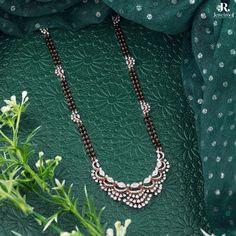 New Necklace Designs, Mangalsutra Pendant, Cascading Layers, Bridal Diamond Necklace, Neck Pieces Jewelry, Gold Bridal Necklace