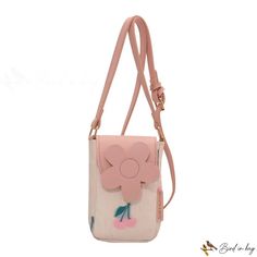 Bird in Bag - Design cell phone bag bag female popular new crossbody bag flower shoulder small bag Bag Flower, Cell Phone Bag, Street Trends, Bird In Bag, Bag Bag, Phone Bag, Small Bag, Pink Bag, Bucket Bag