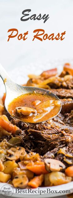 a white plate topped with roast beef and carrots