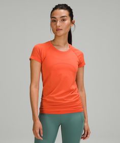 Lululemon Swiftly Tech Short Sleeve, Lululemon Swiftly Tech, Lululemon Swiftly, Swiftly Tech, Short Sleeve Shirt Women, Short Sleeve Pattern, Short Sleeve Shirts, Go Ahead, Athletic Wear