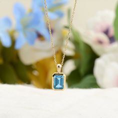 Solid Gold Swiss Blue Topaz Necklace, Blue Topaz Solitaire Necklace, Genuine Blue Topaz Necklace, Delicate Topaz Necklace, Christmas Gift Natural Swiss Blue Topaz : 1.27 CT. (1 piece) Gram 2.44 (It may differ depending on the chain size) Product Code: MR0014599 Adjustable Chain is Optional Length of Chain 14 inches - 24 inches ABOUT US All our products are handmade .  Our jewelry is made with real solid gold and natural diamonds and gemstones . Our store was founded in 1992 . Grand Bazaar / Ista Swiss Blue Topaz Necklace, Diamond Necklace Gift, Grand Bazaar Istanbul, Green Gemstone Necklace, Dainty Cross Necklace, Solitaire Necklace, Blue Topaz Necklace, Solid Gold Necklace, Grand Bazaar