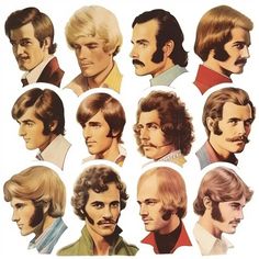 Unleashing 70s Men's Hairstyles: Groovy, Funky, and Far Out! 1980s Mens Hairstyles, 70s Facial Hair Men, 80’s Hair Men, Indie Hairstyle Men, 70s Hairstyles Men Long, 70s Sideburns, 70s Aesthetic Hairstyles, 70s Male Hairstyle