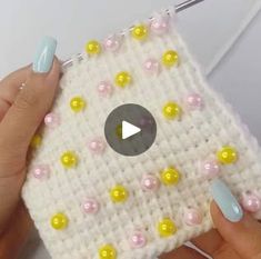 41K views · 3.2K reactions | Tunisian Simple stitch With Beads | Tunisian Simple stitch With Beads | By Crochet&Knitting by marifu6a | Facebook