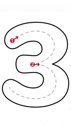 the letter s is made up of two roads and arrows, with one lane marked in red