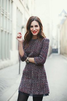 Gala Gonzalez, Glad Rags, Tweed Dress, Winter Clothing, Fun Fashion, British Style, Winter Dresses