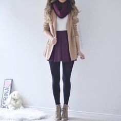 IG: mangorabbitrabbit Skirt With Boots, Semi Casual Dresses, Cute Outfit Ideas, Winter Skirt Outfit, Semi Casual, Scarf Outfit, Coat Style, Pinterest Outfits, Pinterest Fashion