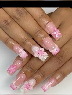 #naildesign #pinknailcolors Cute Vacay Nails, Nail Art Designs Y2k, Purple Nail Inspo Acrylic, Cute Simple Nails, Fancy Nails Designs, Summery Nails, Cute Acrylic Nail Designs, Dope Nail Designs