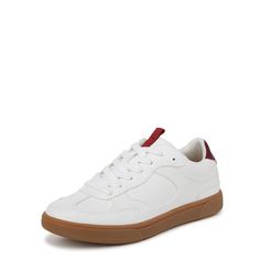 PRICES MAY VARY. VEGAN Fabric upper with faux-leather overlays Lace-up entry Contrast heel accent Gum sole Gum Sole Sneakers, Trendy Sneakers, Fashion Sneakers, Sneakers Fashion, Special Features, Gum, Faux Leather, Lace Up, For Free