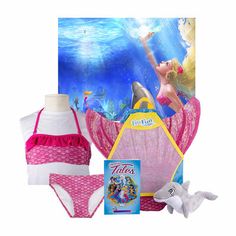 The Deluxe Mermaiden Princess Bundles from Fin Fun Mermaid makes the perfect gift this Christmas. Bundle comes with tail, monofin, backpack, plush FinFriend, Mermaid tales and poster. Make waves this season with the perfect gift for your little (or big) mermaid! Mermaid Outfits, Backpack Plush