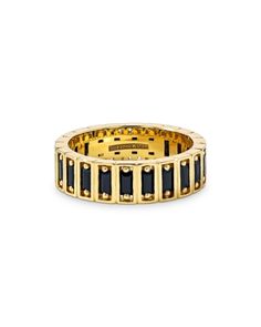 Suzanne Kalan Men's 18K Yellow Gold Inlay Black Sapphire Eternity Band Sapphire Eternity Band, Rainbow Sapphires, Suzanne Kalan, Yellow Jewelry, Black Sapphire, Eternity Band Ring, Sapphire Pendant, Secret Society, Gold Band Ring