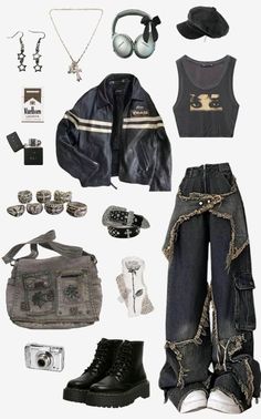 Outfit Ideas For Women Y2k, 90s Aesthetic Outfit Grunge, Grunge Style Ideas, Grunge Forest Aesthetic Outfits, Skater Grunge Aesthetic Outfits, Indy Aesthetic Outfits, Indie 2000s Aesthetic, Grunge Look Outfits, 2000s Dark Fashion