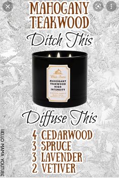 Mahogany Teakwood, Candle Scents