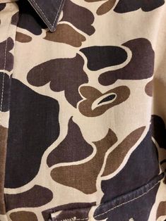 Camouflage Cotton Tops With Pockets, Camouflage Cotton Top With Pockets, Cotton Camouflage Tops With Pockets, Casual Camouflage Shirt For Fall, Camouflage Button-up Top For Fall, Fall Camouflage Button-up Tops, Vintage Wool Vest, Silk Long Sleeve Blouse, Wool Vest