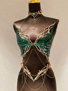 Brand mermaid lucia Department Women Character Mermaid  Size One Size Theme Butterfly Style Wrap Material resin Fabric Type resin Colour Multicoloured Elf Corset, Corset Bra Top, Mermaid Corset, Green Elf, Top Cosplay, Mermaid Top, Simple Wedding Dress, Corset Bra, Corset Lingerie