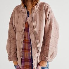 Dolman Quilted Knit Jacket, Style No. 63857528, Color: Misty Mauve (Discontinued/Sold Out), Size: S Smoke-Free, Pet-Free Household. I Try To Ship Within 24-48 Hours For Orders Placed Monday-Friday,, But Please Always Let Me Know If You Need It Urgently. New Without Tags, I'm Dumb And Always Rip The Tags Off, But I Already Had This In A Very Similar Color (Champagne) And Can't Justify Keeping Both. This One Leans Slightly More Pink (Aka Why They Named It Misty Mauve). It's Never Been Worn, Only T Casual Cool Outfits, Free People Dolman Quilted Jacket, Dolman Jacket, Free People Jacket, Color Champagne, Mauve Pink, Bohemian Clothes, Knit Jacket, Quilted Jacket