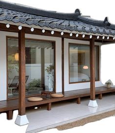 Asian House Aesthetic, Korean House Aesthetic, Hanok Interior, Japanese Exterior, Korean Architecture, Japanese House Design