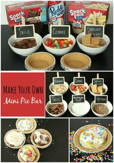 mini pie bar made with marshmallows, pretzels, and graham crackers