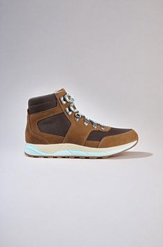 It's rare to find hiking boots this rugged that feel so good. These have thick cushioning and reliable protection for all-day comfort - on or off the trail. Order regular shoe size. (Size 10 1/2 wearers, order size 11). Suggested Sock: Midweight. Moisture-wicking mesh lining moves moisture away to keep feet cool. The grippy, durable VertiGrip rubber outsole provides reliable traction on multiple surfaces. Our Comfort Ride EVA midsole provides cushion and rebound for reliable comfort all day long Functional Brown Lace-up Hiking Boots, Rugged Waterproof Lace-up Hiking Boots, Brown Round Toe Walking Shoes For Adventure, Brown Walking Shoes Round Toe For Adventure, Brown Walking Shoes With Round Toe For Adventure, Casual High-top Hiking Boots For Adventure, Casual Brown Work Boots For Hiking, Brown Outdoor Walking Shoes With Rubber Sole, Brown Walking Shoes With Rubber Sole For Outdoor Activities