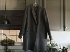 ZARA TRF GREY DOUBLE BREASTED COAT SIZE XXL ~ EUC #Zara #Doublebreasted Zara Classic Outerwear With Double-breasted Button, Zara Double-breasted Pea Coat For Fall, Casual Double-breasted Zara Pea Coat, Zara Double-breasted Outerwear With Lapel Collar, Zara Double-breasted Pea Coat With Button Closure, Zara Trench Coat 8822/289, Double Breasted Coat, Double Breasted, Ebay Store