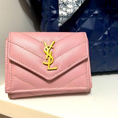 Will Come With Box. I Have The Email Receipt. Bought Directly From Saint Laurent Website Yves Saint Laurent Bags, Yves Saint Laurent, Saint Laurent, Bag Lady, Wallet, Pink, Color