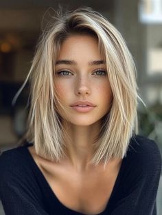 Buckle up, because these 27 inverted bob haircuts are about to take you on a wild ride through 2024's hottest trends. We're talking stacked backs that'll give you volume for days, sleek cuts that'll make you feel like a boss babe, and textured styles that'll have everyone asking for your stylist's number. Got fine hair? We've got tricks to pump up the volume. Thick-haired beauties, prepare to be amazed by how an inverted bob can tame your mane. And for all you curly-haired queens, we've got some show-stopping styles that'll make your coils sing. So, what are you waiting for? Dive into these awesome inverted bob ideas and get ready to slay! Blonde Longer Bob, Short Blonde Hair Fine, Bob With Long Bangs Angled, Bob Haircut Blonde Balayage, 2024 Blonde Hair Trends For Women, Thick Blonde Bob, Angled Bob Hairstyles For Fine Hair, Blond Mikado, Different Bob Haircut