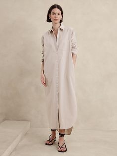 Masculine Dress For Women, Shirtdress Styling, Beige Shirt Dress, Long Linen Dresses, Shirt Dress Fall, Mommy Fashion, Greece Outfit, Shirt Dress Outfit, Dresses Formal Elegant