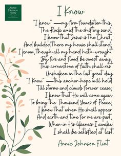 a poem written in black ink on white paper with pink and green flowers behind it