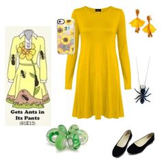 "Ms. Frizzle S1E12 “Get Ants in its Pants”" by ambitiousdarby on Polyvore featuring Casetify, Oscar de la Renta and Bling Jewelry Dr Seuss Day, Pointy Toe Flats, Magic School, Dr Seuss, School Bus, Bling Jewelry, Ants