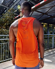 Race Day Tank - Ultra Orange-Future Dusk | LSKD