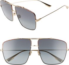 Monsieur2 64mm Oversize Aviator Sunglasses #Shopstyle #shopstylecollective #affiliatemarketing #sunglasses #sunglassfashion #eyewear #fashion #sun #summer #vacation #beachlife #citylife #ilovesummer  #style #shades #accessories Sunglasses For Your Face Shape, Oversized Aviator Sunglasses, Sunglasses Oversized, Metal Frames, Eyewear Fashion, Oversized Sunglasses, Gold Jewelry Fashion, Aviator Sunglasses, Summer Vacation