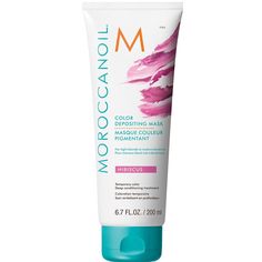 HIBISCUS is a brilliant, floral pink tone for use on light blonde to medium blonde hair. Because of its exceptional vibrancy, it may last longer than other shades in the collection. Experience temporary color with the treatment benefits of a deep conditioning mask. Available in a range of curated shades, MOROCCANOIL CO Moroccanoil Color Depositing Mask, Color Depositing Mask, Natural Hair Repair, Medium Blonde Hair, Medium Blonde, Kevin Murphy, Apricot Kernels, Wide Tooth Comb, Deep Conditioning