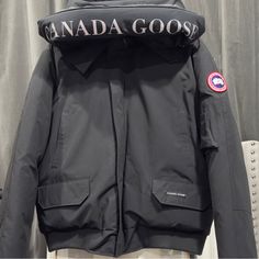 Custom Authentic Mens Black 2xl Canada Goose Chilliwack Heritage Bomber Parkahighly Sought After Poshmark Authenticity Guaranteed Offers Will Be Considered Brand New Famous Original “Chilliwack”Parka. Includes Original Garment Bag. Canad Goose #7999m Features Arctic Tech Extreme Conditions Designed To Stay Dry In Extreme Conditions And Cold Climates, This Ultra Durable Textile Contains Cotton. As A Result, The Colour Will Naturally Change And Build Character Over Time. Length Bomber Parka; * “Ne Luxury Black Outerwear With Pockets, Black Luxury Outerwear, Designer Black Outerwear With Padded Collar, Black Luxury Outdoor Outerwear, Designer Black Outerwear For Outdoor, Canada Goose Chilliwack, Build Character, Long Parka, Aviator Style