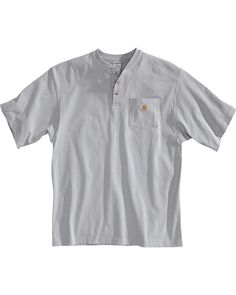 PRICES MAY VARY. Henley collar with three-button front Loose Fit t-shirts are cut larger with a roomier fit in the chest and shoulders Loose Fit, previously known as Original Fit, is a label update in name only. Loose and Original size and fit remains the same. Stock may vary in labeling Previous Product Name: K84 Workwear Pocket Short-Sleeve Henley Left-chest pocket with sewn on Carhartt label Carhartt Shirts, Henley T Shirt, Carhartt Workwear, Carhartt Mens, Henley Shirts, Shorts With Pockets, Fit In, Chest Pocket, Cool Shirts