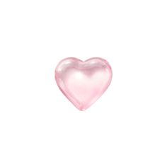 a pink heart shaped object on a white background