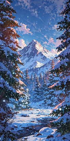 Snowing Aesthetic Wallpaper, Hues Of Blue, Dense Forest, Cute Christmas Wallpaper, Winter Wallpaper