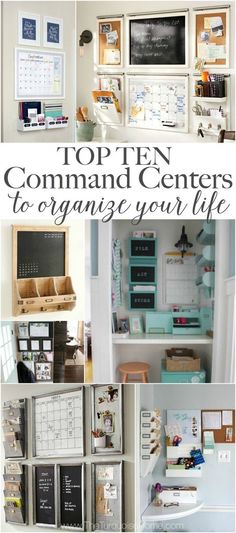 the top ten command centers to organize your life