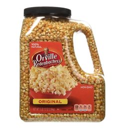 an open jar of orville redembers corn