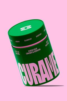 Discover how Curame’s hair care brand transforms with bold, urban-inspired packaging design by Yuliia Hrabynska. The striking green and pink color palette, combined with oversized typography, creates a statement that's both modern and sophisticated. Perfectly capturing the essence of contemporary hair care, this design is a true standout. 🌟 - Fivestar Branding Agency Is A Design and Branding Agency. This Work Belongs to The Accredited Artist and Is Curated For Inspiration Only #PackagingDesign Modern Packaging Design Inspiration, Modern Print Design, Urban Packaging Design, Hair Branding Design, Pink Combination, Bright Packaging, Hair Dye Packaging, Pink Color Combinations, Blue Packaging