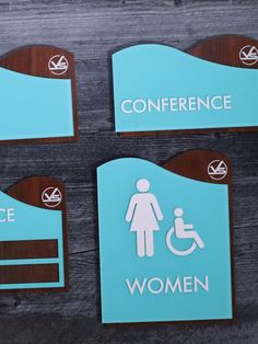 Restroom Signage, Ada Restroom, Restrooms Signage, Ada Signage, Restroom Signs, Ada Signs, Name Plate Design, Directional Signage, Sign System